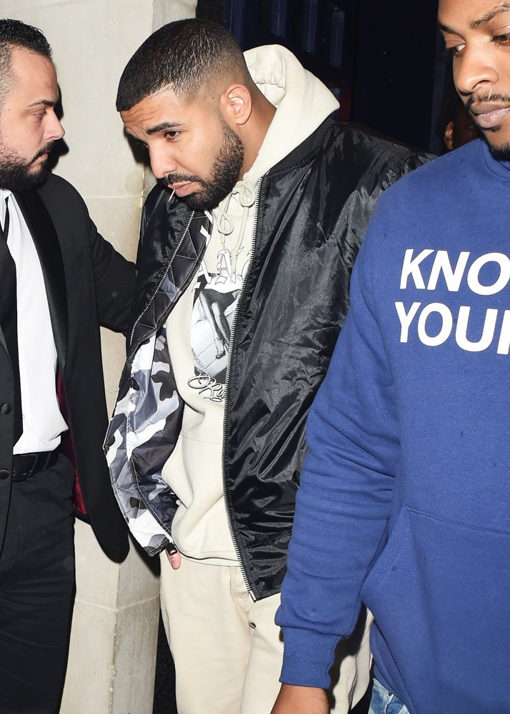 Rihanna and Drake Leaving Tramps Nightclub