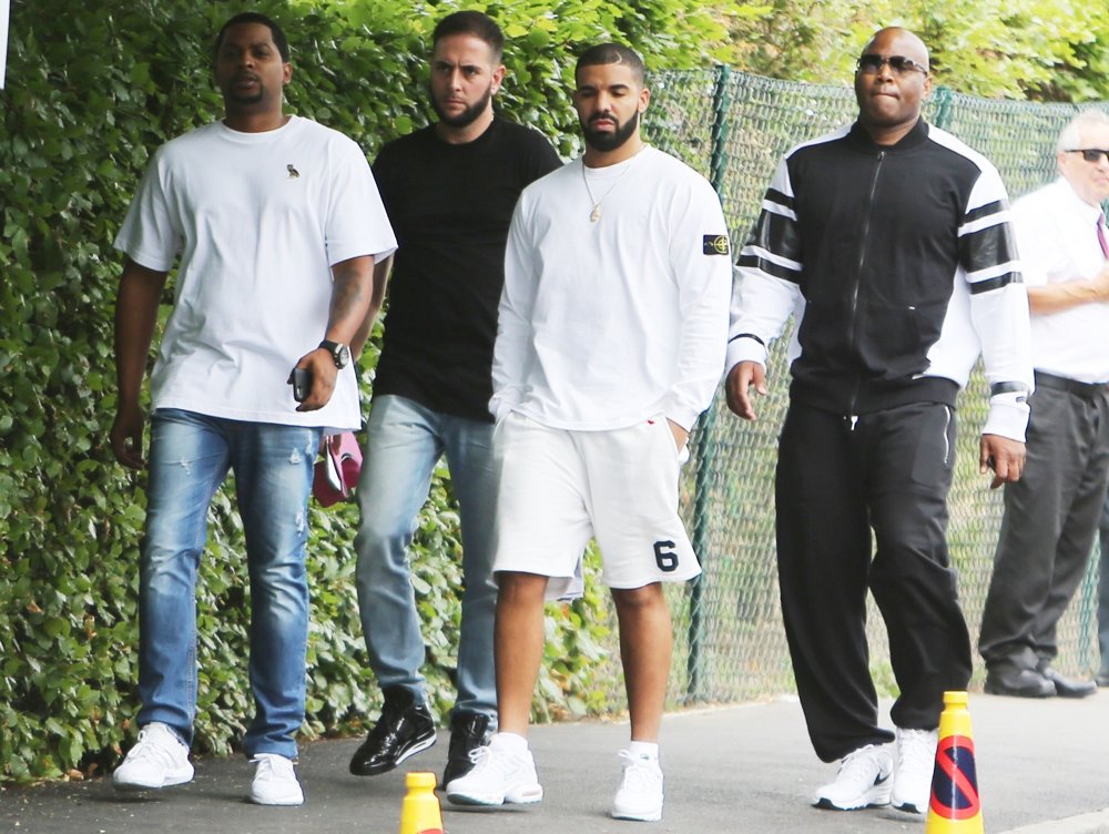 Drake Outside Wimbledon Today
