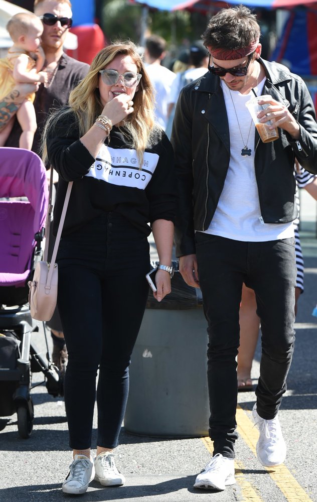 Hilary Duff and Matthew Koma Go to The Farmers Market