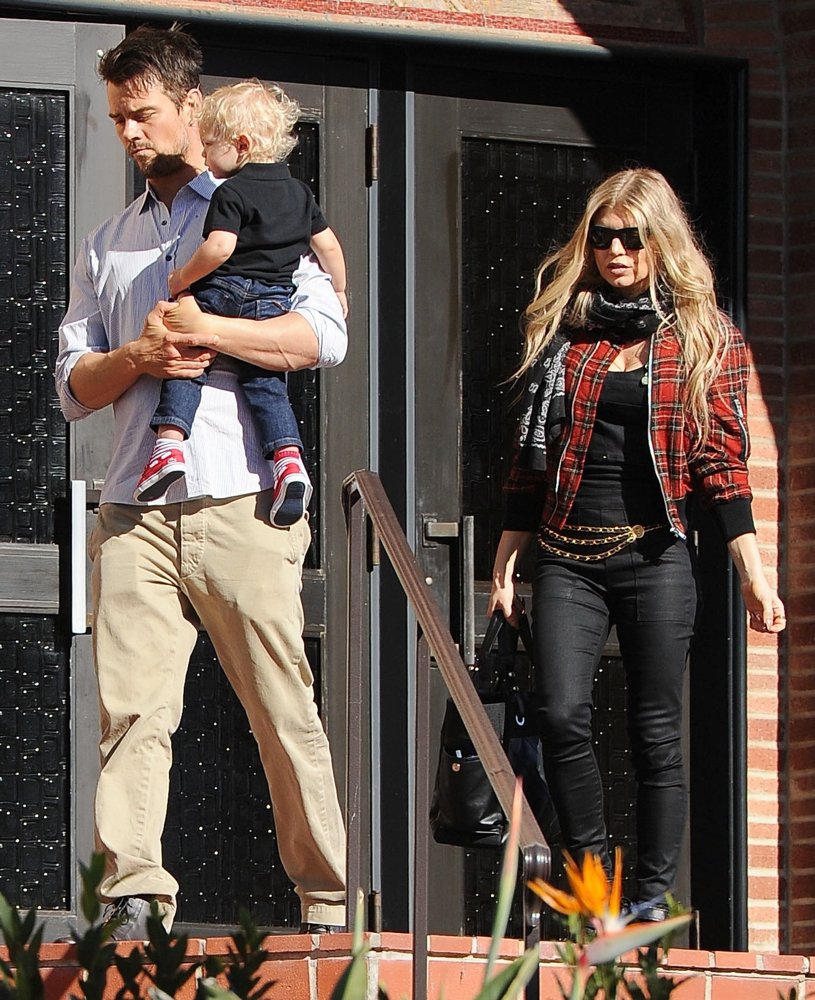 Josh Duhamel and Fergie to Church on Christmas Day