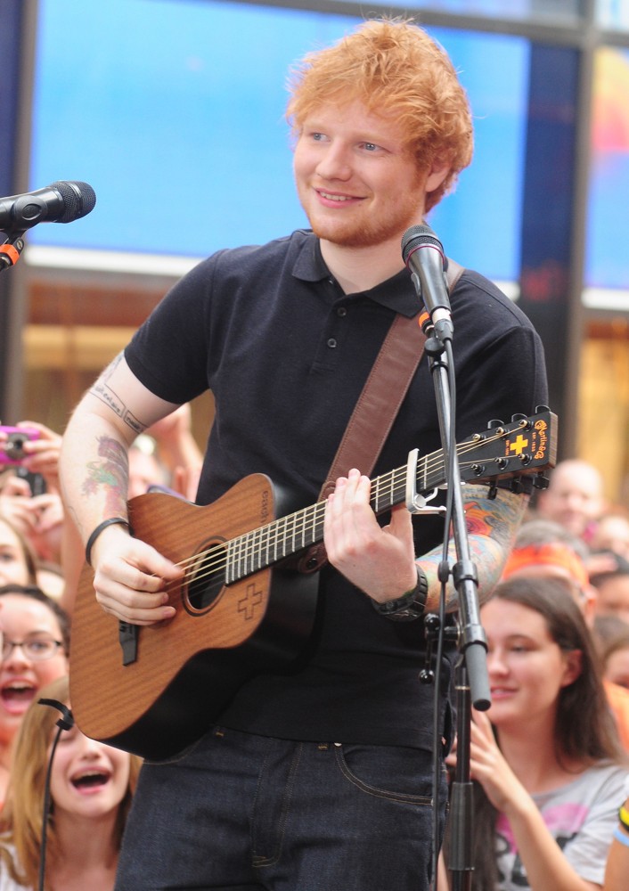 Ed Sheeran Performs Live as Part of The Toyota Concert Series on NBC's Today
