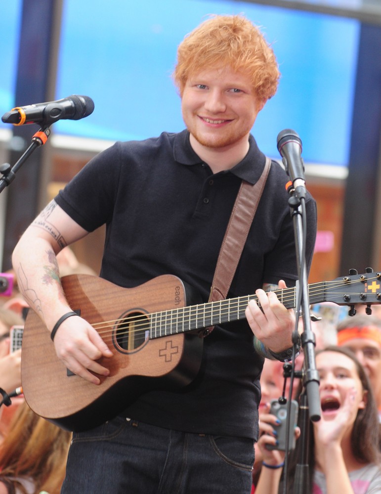 Ed Sheeran Performs Live as Part of The Toyota Concert Series on NBC's Today