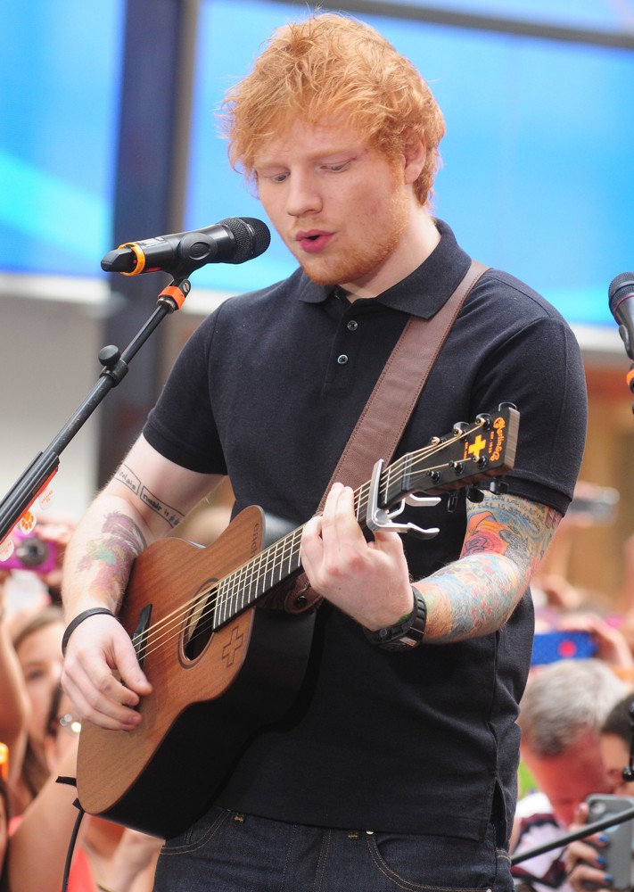 Ed Sheeran Performs Live as Part of The Toyota Concert Series on NBC's Today
