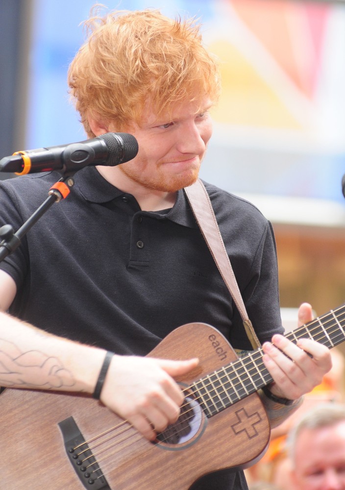 Ed Sheeran Performs Live as Part of The Toyota Concert Series on NBC's Today