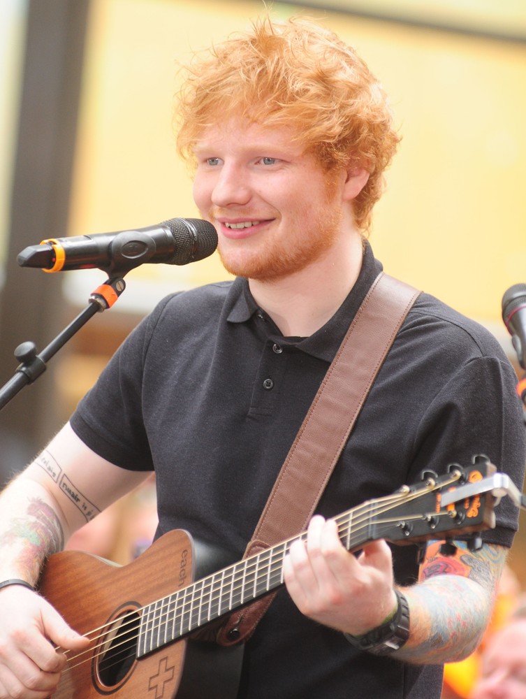 Ed Sheeran Performs Live as Part of The Toyota Concert Series on NBC's Today
