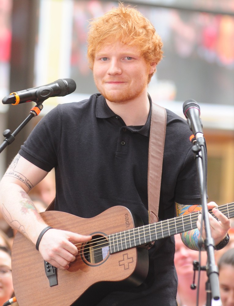 Ed Sheeran Performs Live as Part of The Toyota Concert Series on NBC's Today