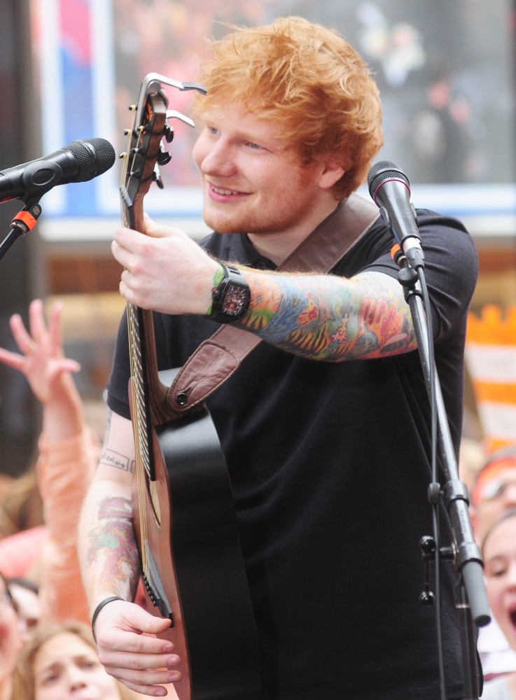 Ed Sheeran Performs Live as Part of The Toyota Concert Series on NBC's Today
