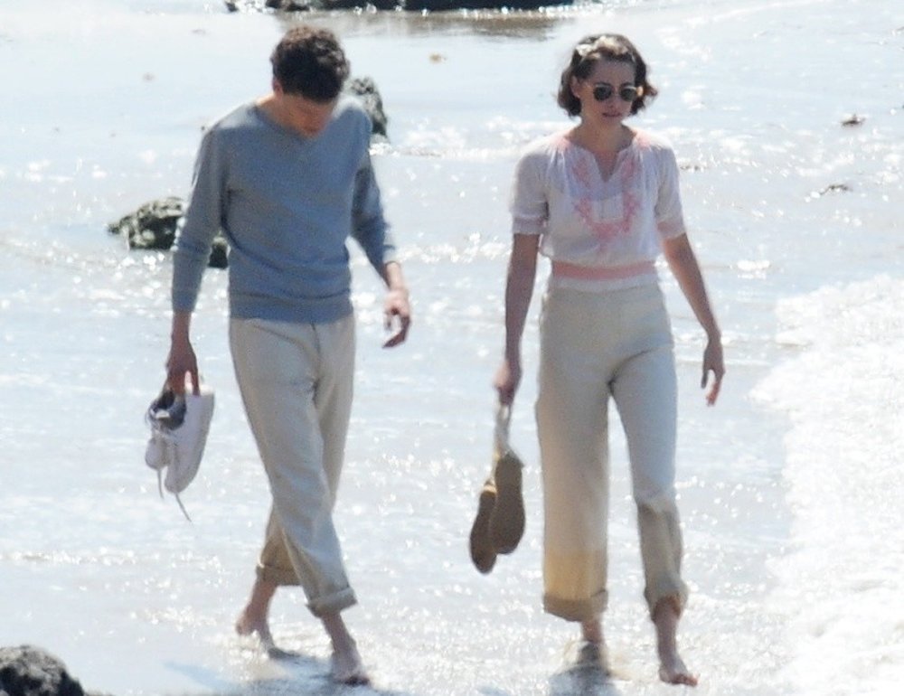 Filming Beach Scenes for Movie Woody Allen Project