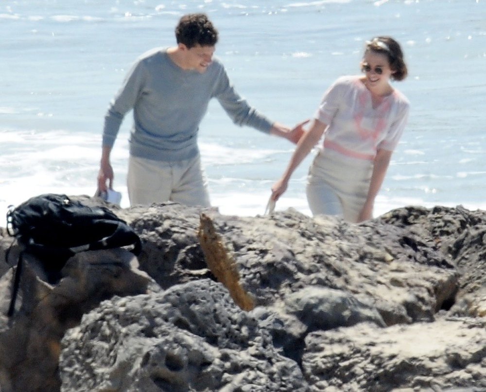 Filming Beach Scenes for Movie Woody Allen Project