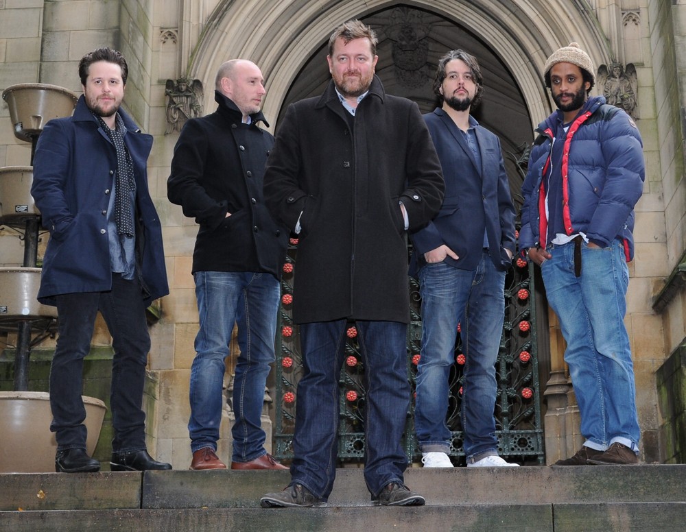 Elbow Outside Manchester Cathedral
