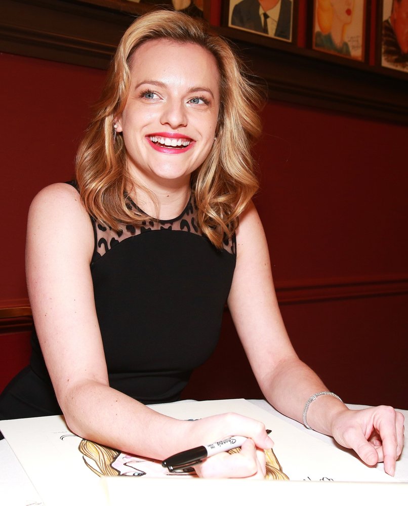 Elisabeth Moss Portrait Unveiling at Sardi's Restaurant
