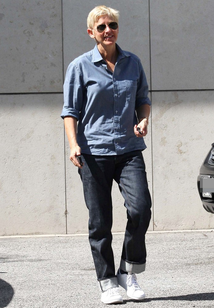 Ellen DeGeneres Is Seen Heading to The Hermes Boutique