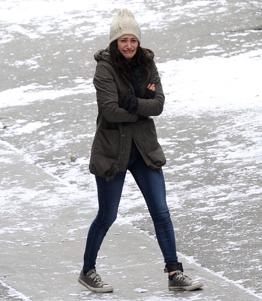Emmy Rossum on The Set of Shameless