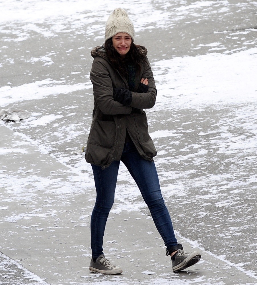 Emmy Rossum on The Set of Shameless