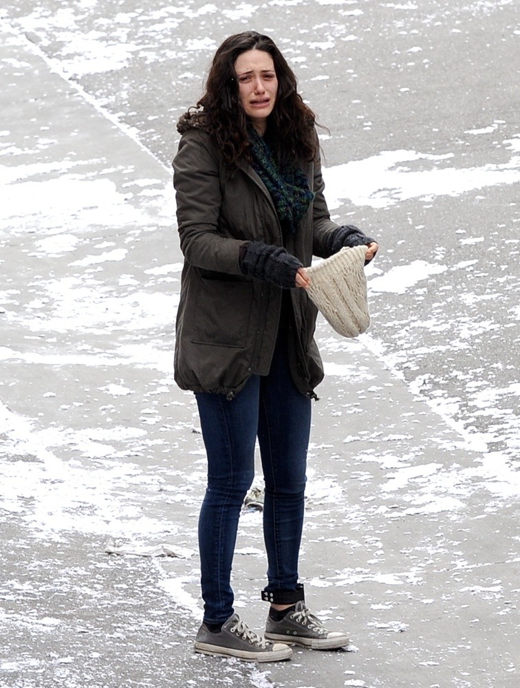 Emmy Rossum on The Set of Shameless