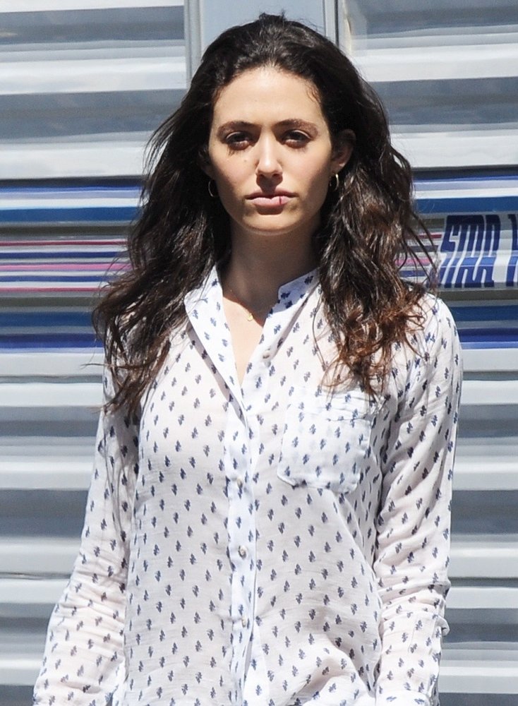 Emmy Rossum Filming Shameless
