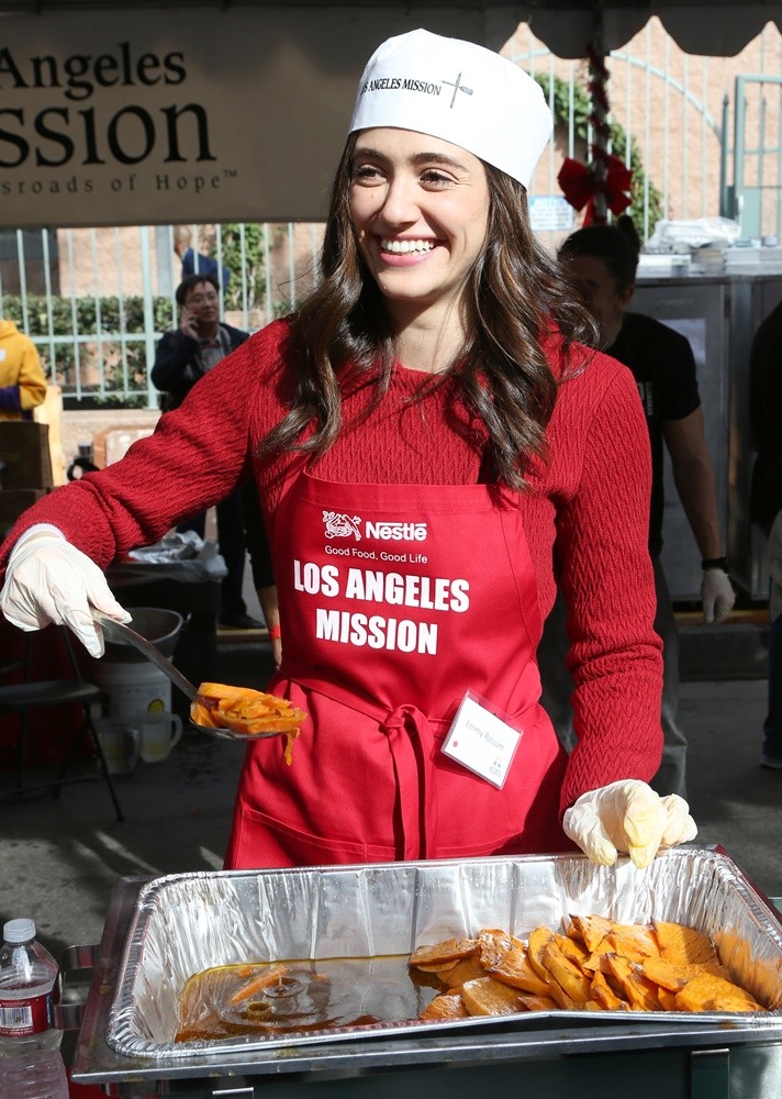 Los Angeles Mission Christmas Meal to The Homeless