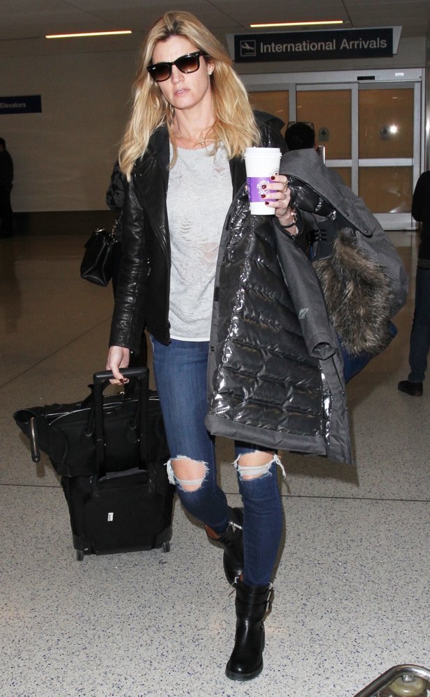 Erin Andrews at Los Angeles International Airport