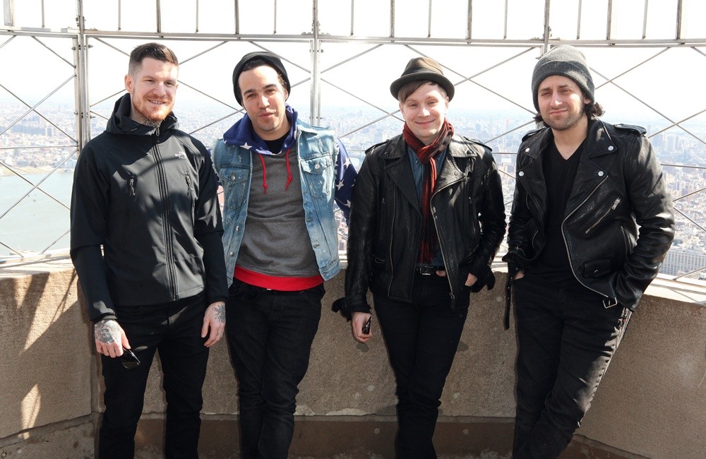 Fall Out Boy Promote Their Album Save Rock and Roll During A Photocall
