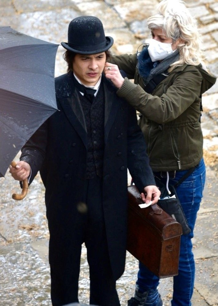 Frank Dillane Filming Scenes for The Essex Serpent