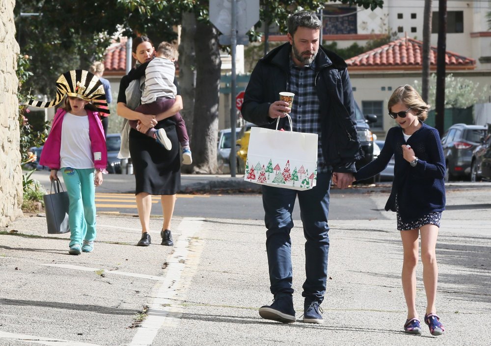 Jennifer Garner;Ben Affleck;<br>Jennifer Garner and Ben Affleck Take Their Family to Church