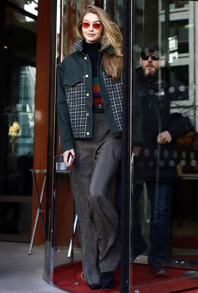 Gigi Hadid Out and About in Paris