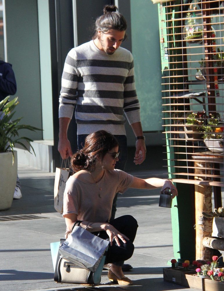 Lucy Hale and Anthony Kalabretta Shop at The Grove