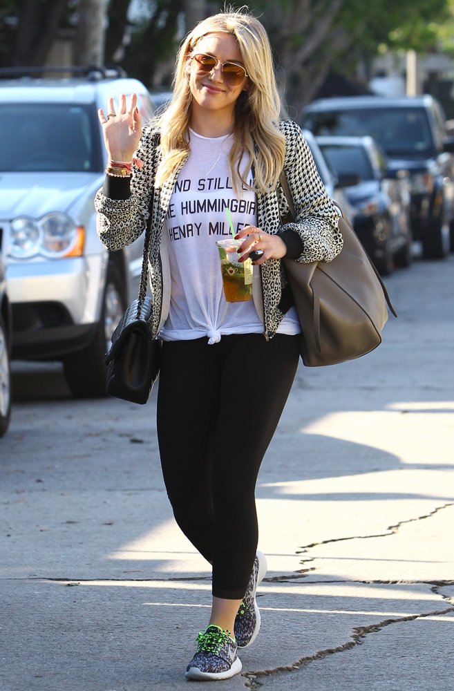 Hilary Duff Out and About on Melrose Place