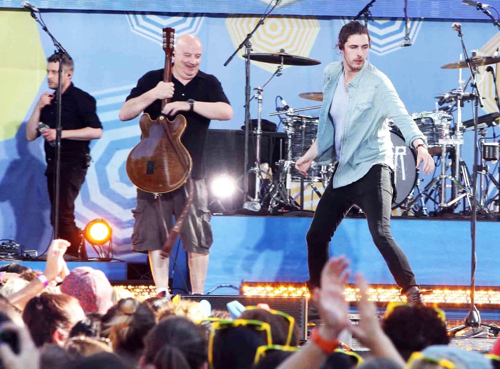 Hozier Oerforms on The Good Morning America Summer Concert Series