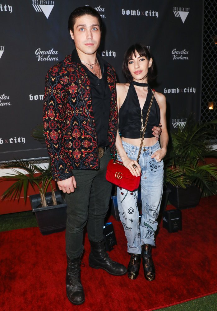 Logan Huffman;Lisa Origliasso;<br>Los Angeles Premiere of Bomb City - Arrivals