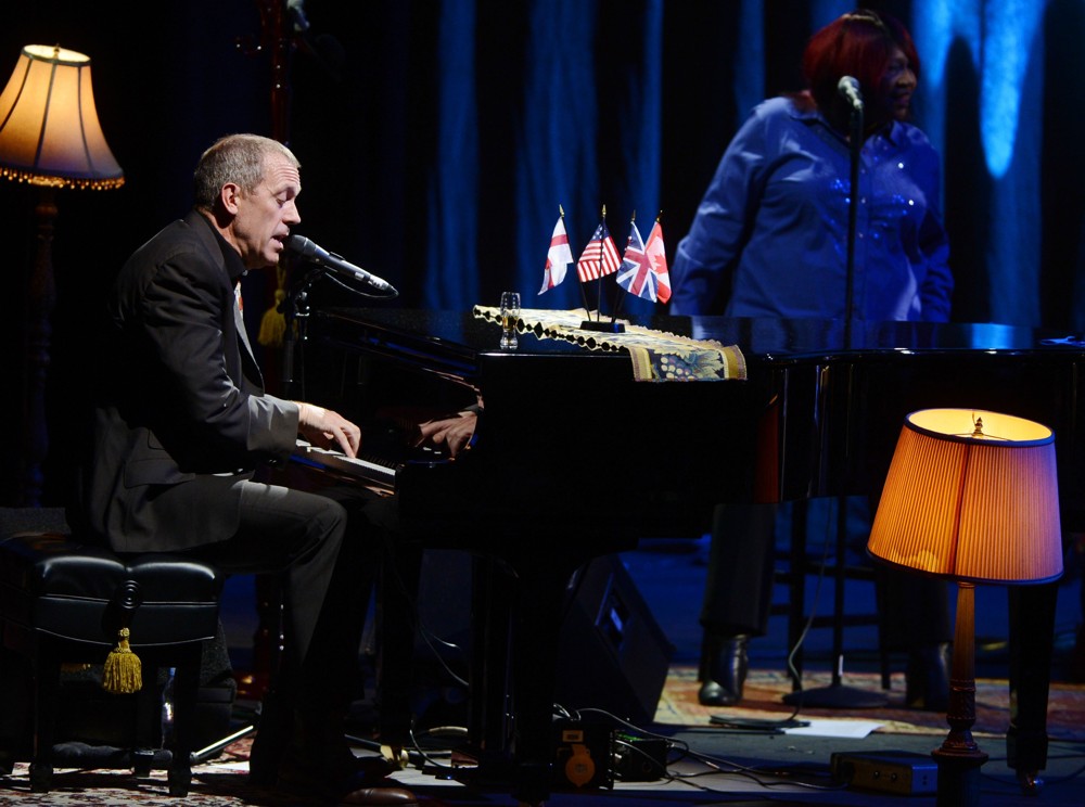 Hugh Laurie Performing on Stage at Hammersmith Apollo