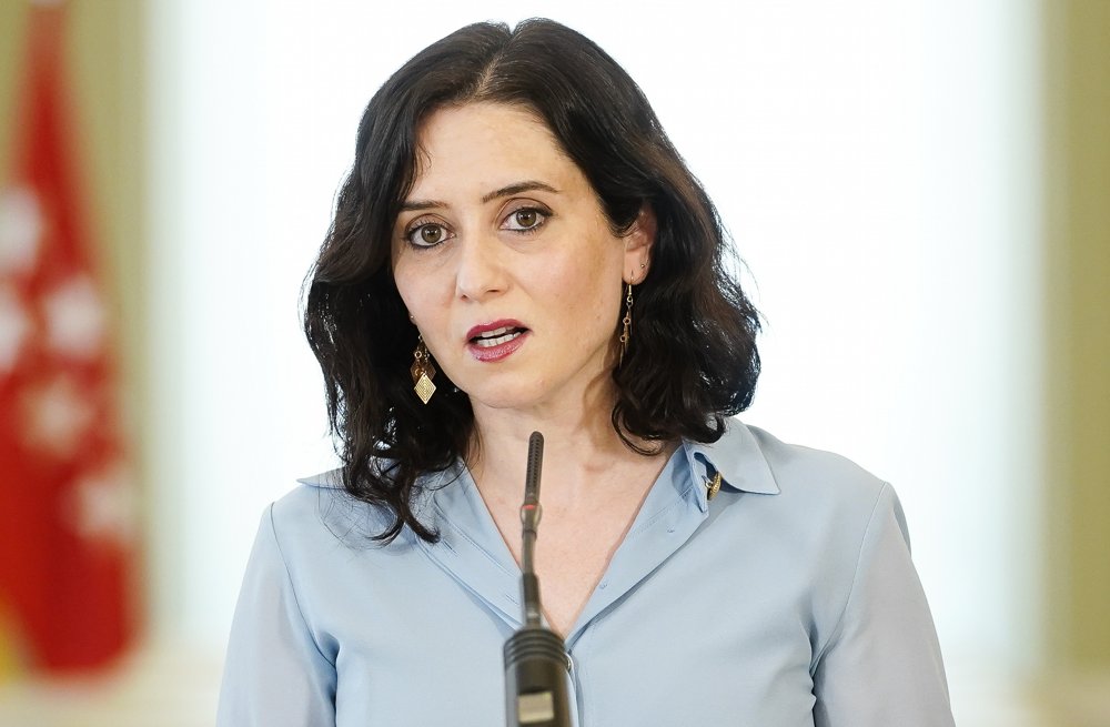 Isabel Diaz Ayuso at The Announcement of Upcoming Elections