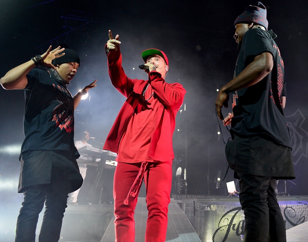 J Balvin Performing Live on Stage During J Balvin Mi Familia Tour