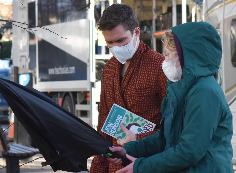 Jack Reynor;<br>Jack Reynor Filming Modern Love