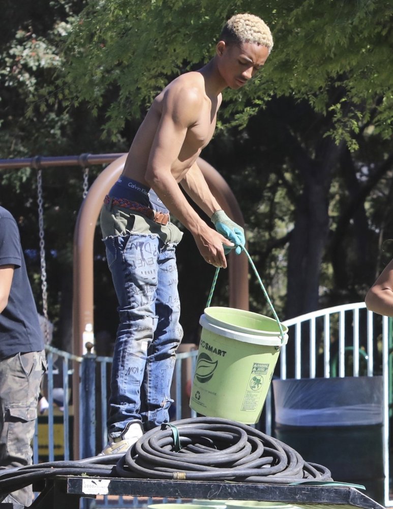 Jaden Smith at TreePeople Park