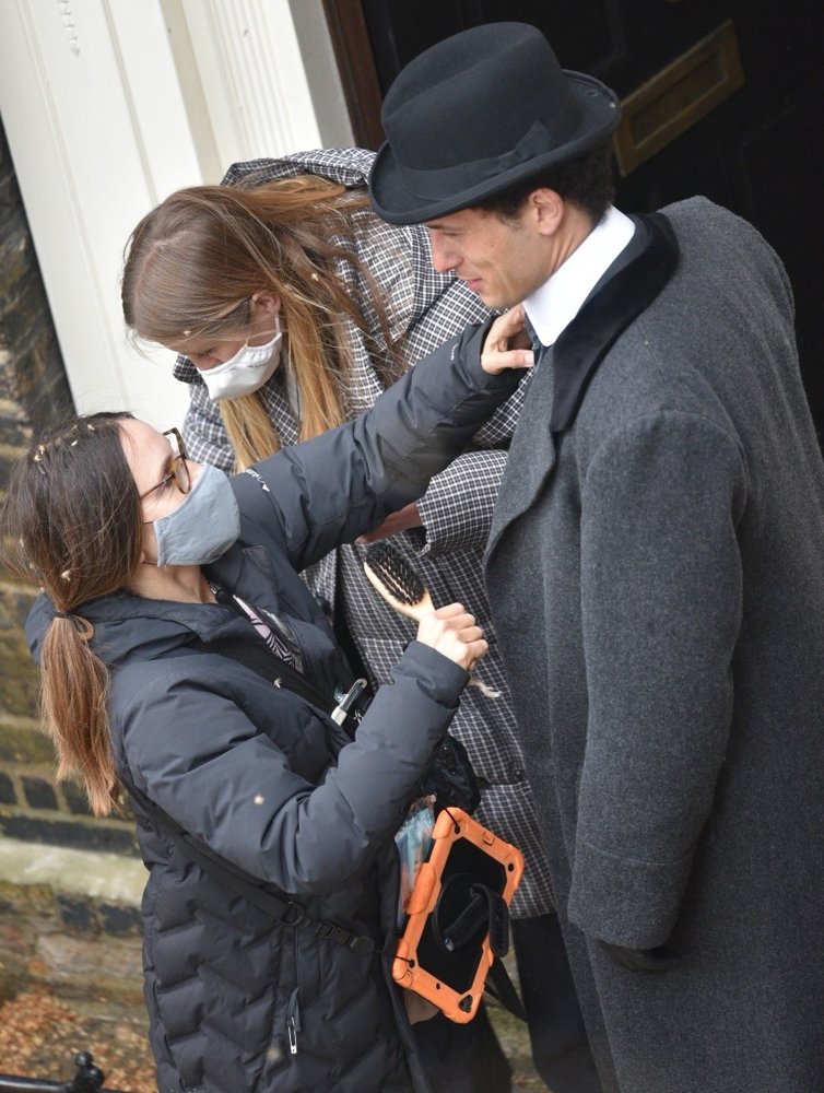 Jamael Westman Filming Scenes for The Essex Serpent