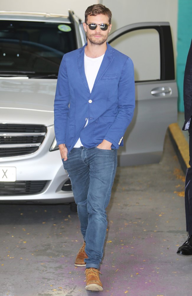 Jamie Dornan Outside ITV Studios