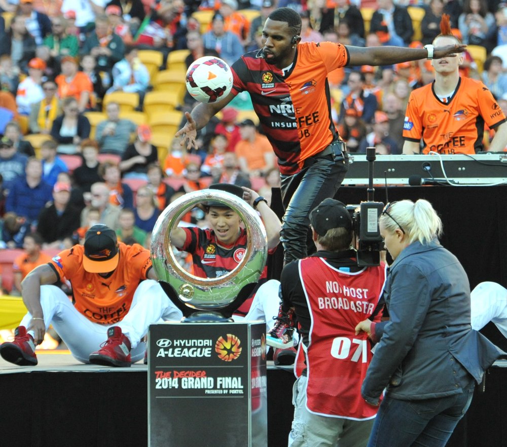 Jason Derulo Performs at The Australian Football A-League Grand Final