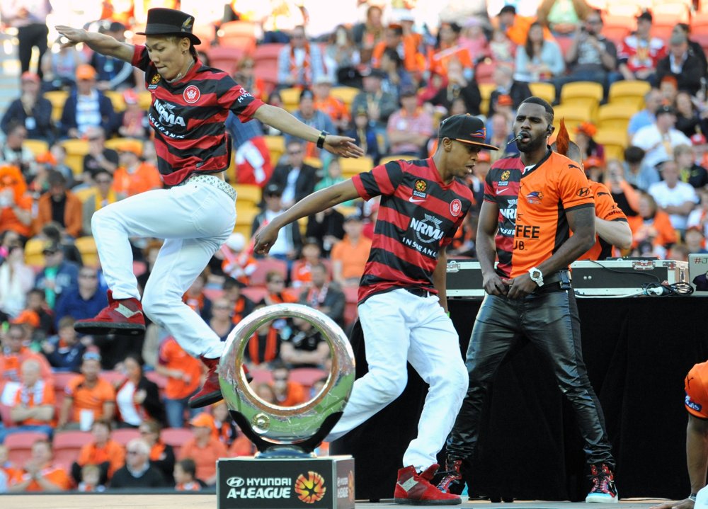 Jason Derulo Performs at The Australian Football A-League Grand Final