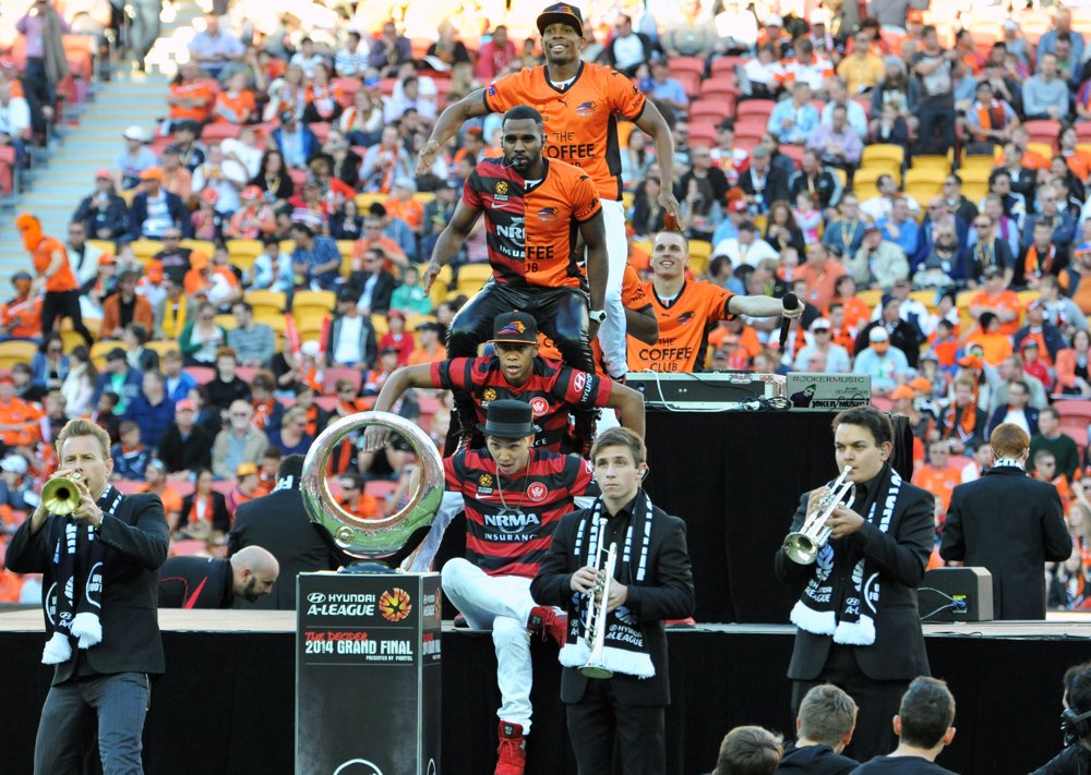 Jason Derulo Performs at The Australian Football A-League Grand Final