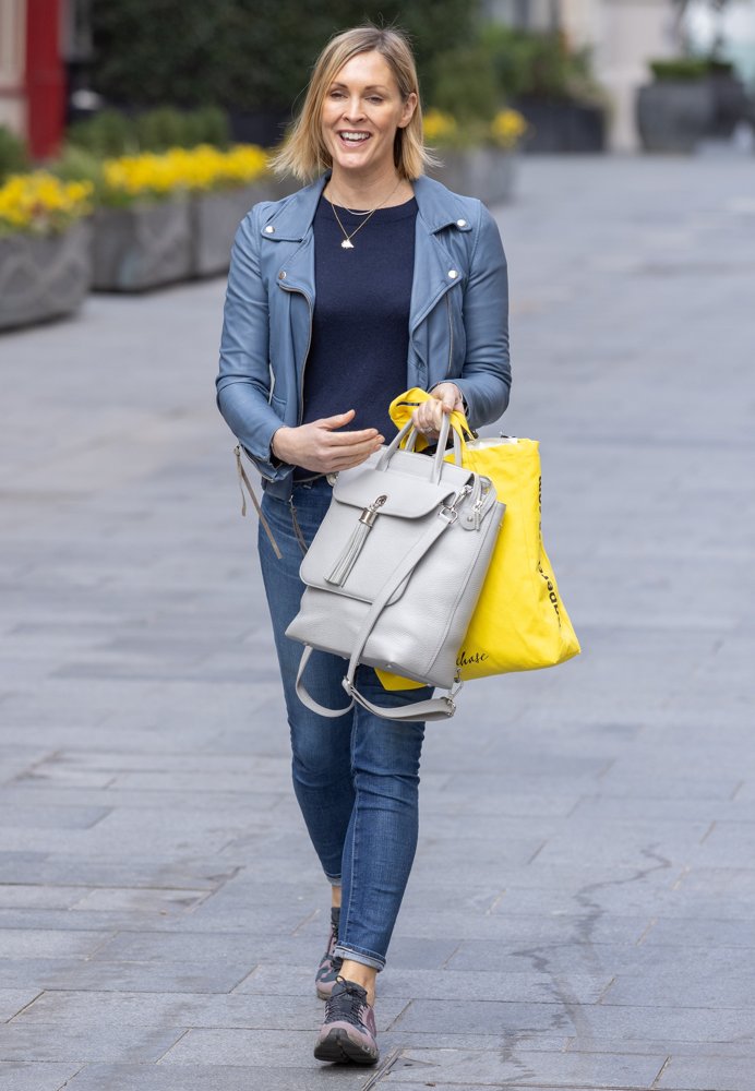 Jenni Falconer Seen Leaving Global Studios