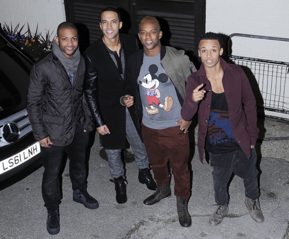 The X Factor Judges, Finalists and Guests Depart The Show's Studios After The Live Results Show