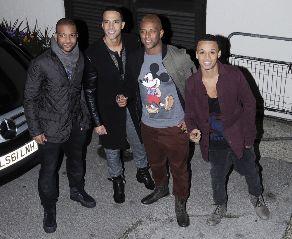 JLS;<br>The X Factor Judges, Finalists and Guests Depart The Show's Studios After The Live Results Show