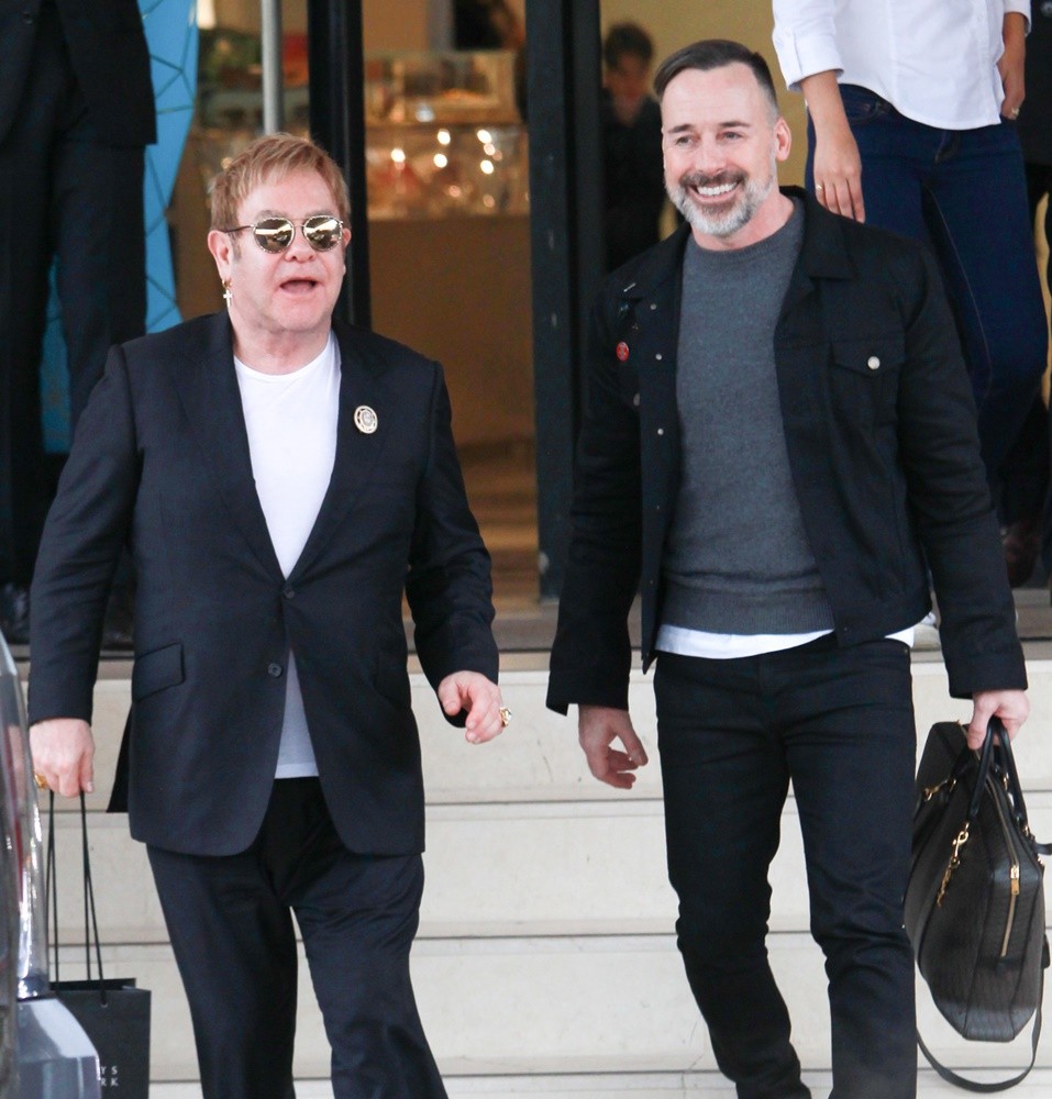 Elton John and David Furnish on A Christmas Shopping Spree