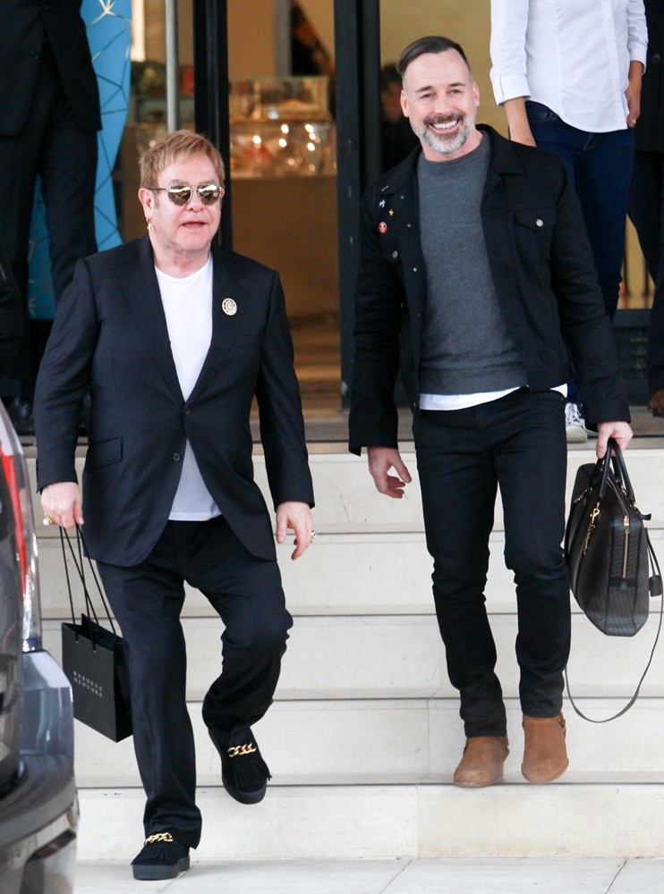 Elton John and David Furnish on A Christmas Shopping Spree