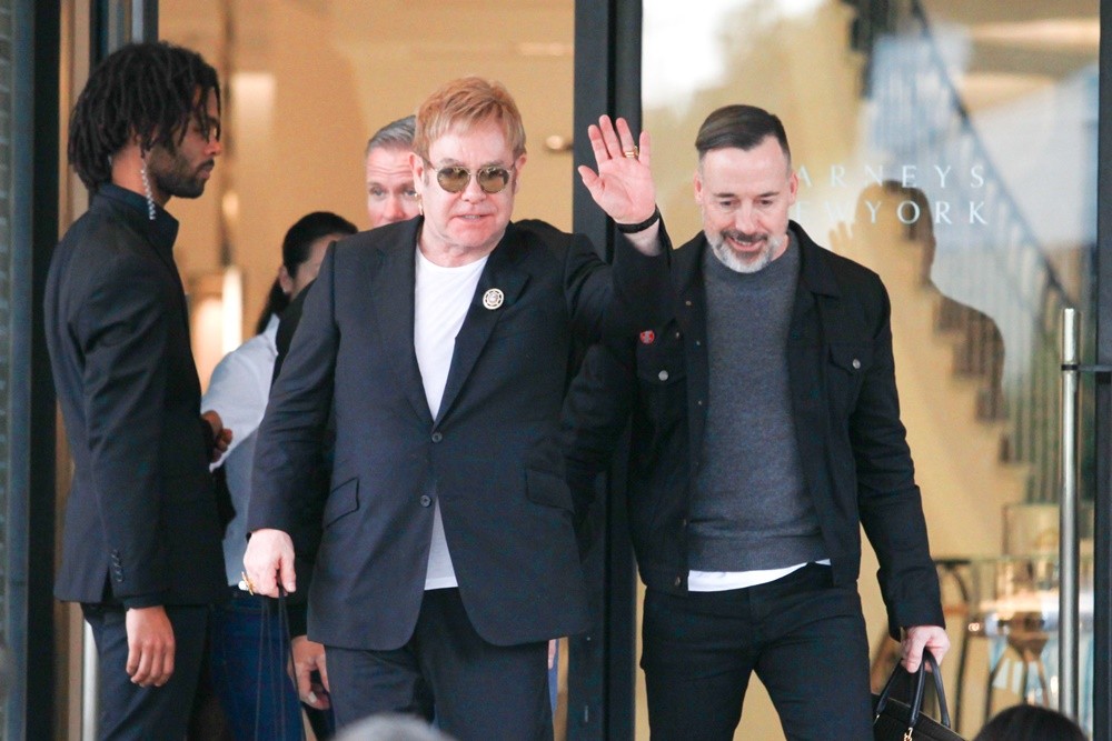 Elton John and David Furnish on A Christmas Shopping Spree