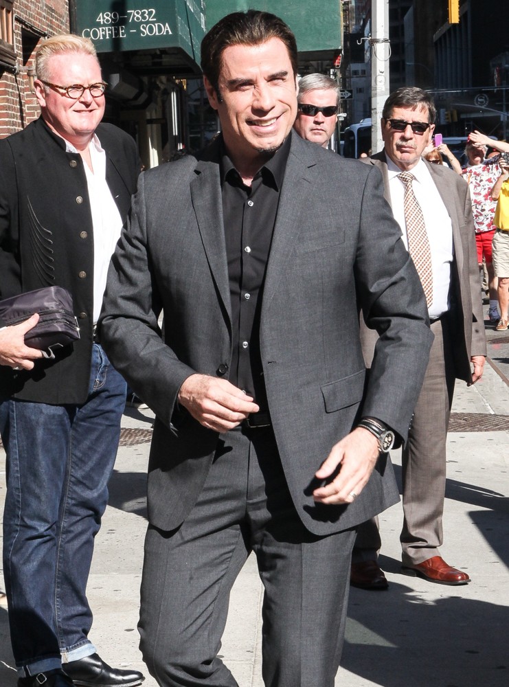 Celebrities Outside of The Ed Sullivan Theater for The Late Show with David Letterman