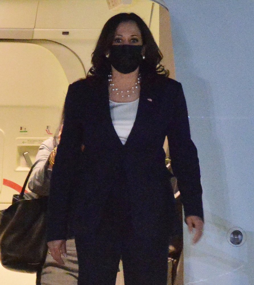 Vice President of the United States Kamala Harris Arriving at Mexico City Airport