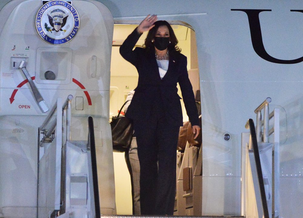 Vice President of the United States Kamala Harris Arriving at Mexico City Airport