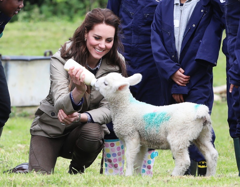 The Duchess of Cambridge Visits Farms for City Children